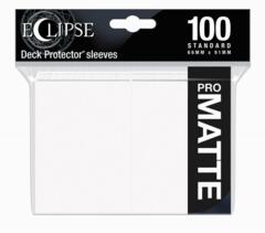 Ultra Pro - Pro Matte Eclipse: Deck Protector 100 Count Pack - Arctic White